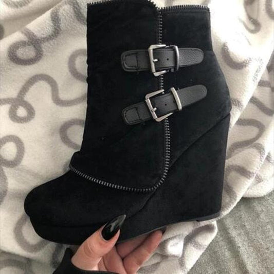 Bravest of Hearts Ankle Boots