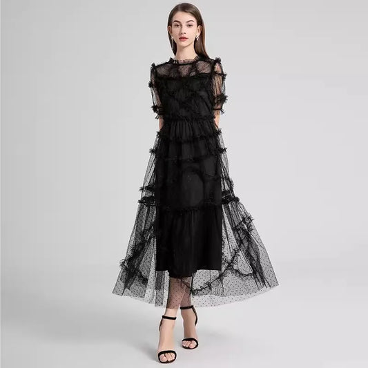 Hummingbird Haze Midi Dress