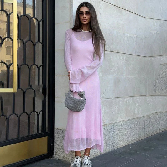 Elegant Solid Crochet Layer