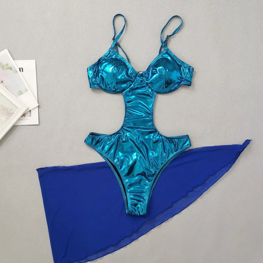 Elegant High-Waist Bikini – Ocean Escape