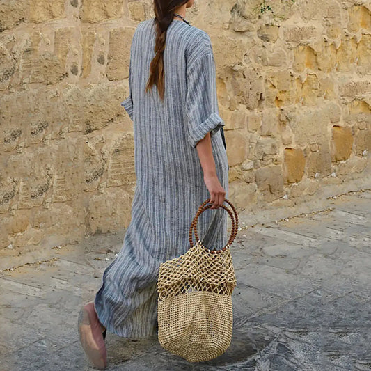Yvonneâ„¢ - Striped Maxi Dress