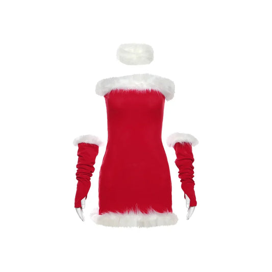 Red Color Of The Sun Mini Dress