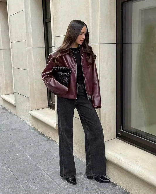 Heritage Women's Jacket | Leather, Bomber Style