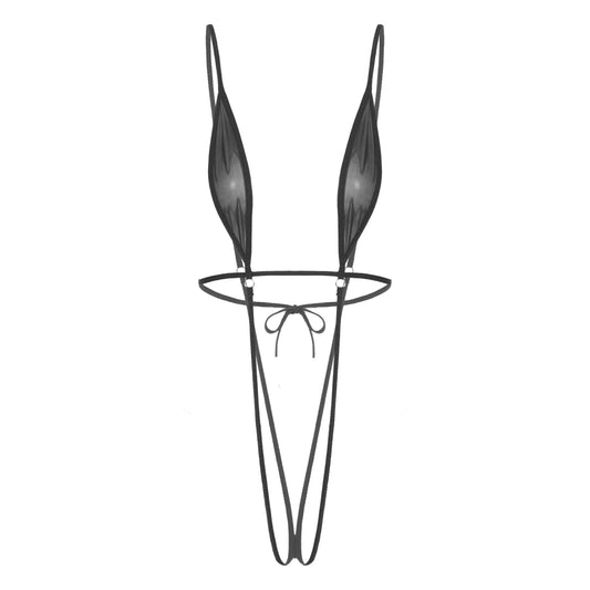 Heart Goes Numb Crotchless Lingerie