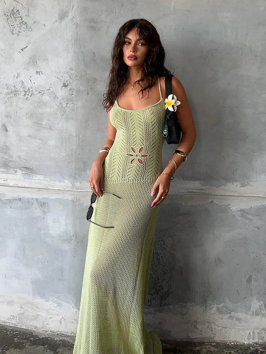 Strap Knitted Poolside Style