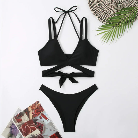 Elegant Bikini – Halter Luxe