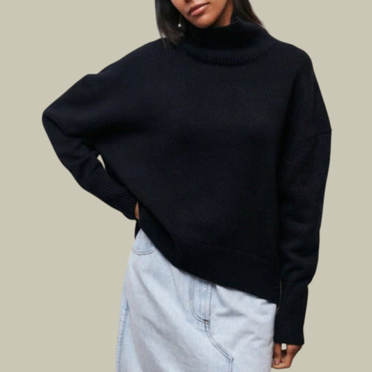Reign Women's Sweater | Oversized, Turtleneck