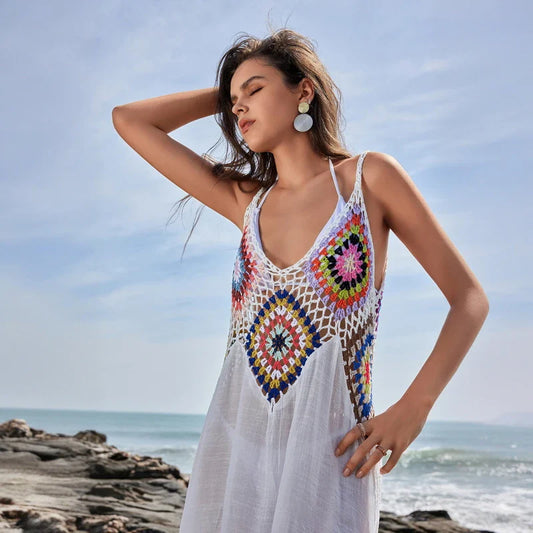 Tencel Slub Swim Dress