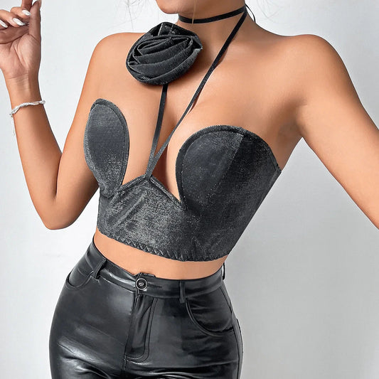 Talked For A Sec Crop Top