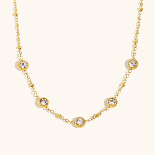 Eyes Like Midnight Station Necklace