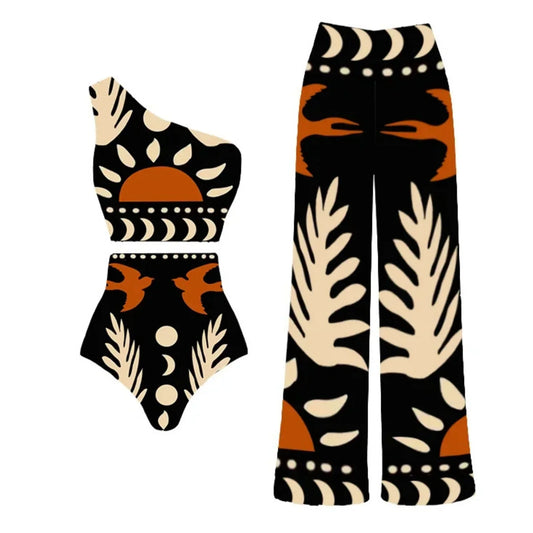 Elegant Triangle Bikini – Halter Luxe