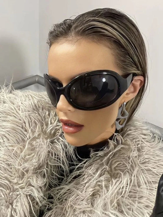 Let Your Colors Burst Oval Sunglasses