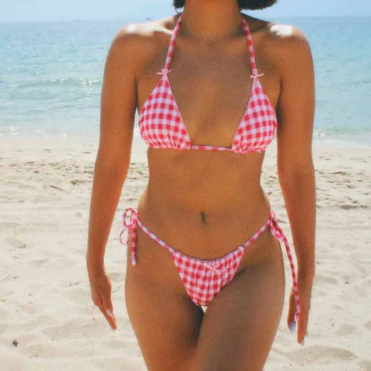 Plaid Backless Luxe Throw-On