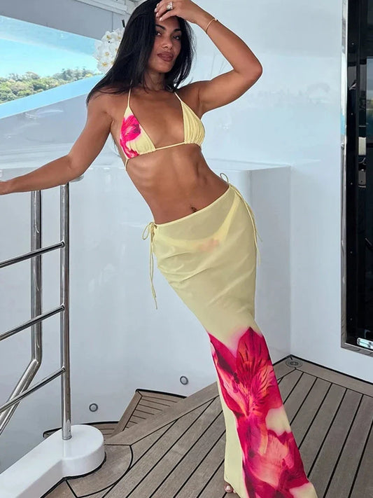 Beach Skirt Boho Tunic