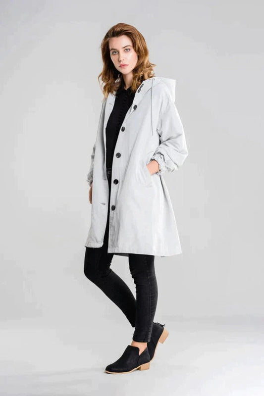 Dior Women's Coat | Hooded, Button Front