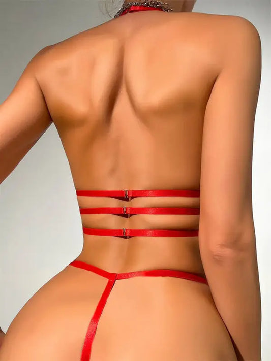 All Hearts Garter Lingerie Set