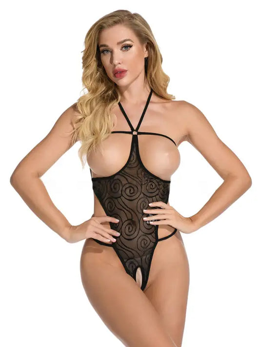 Backless Teddy Lingerie Set
