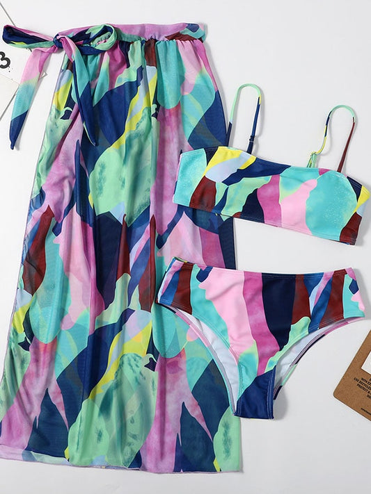 Luxe High-Waist Bikini – Crisscross Style