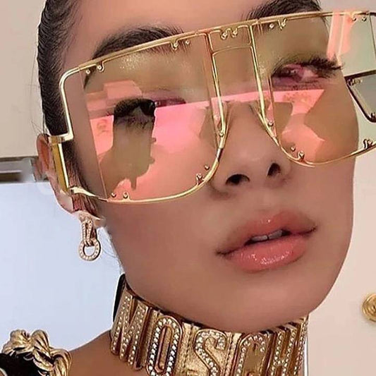 Not Your Bussiness Shield Sunglasses