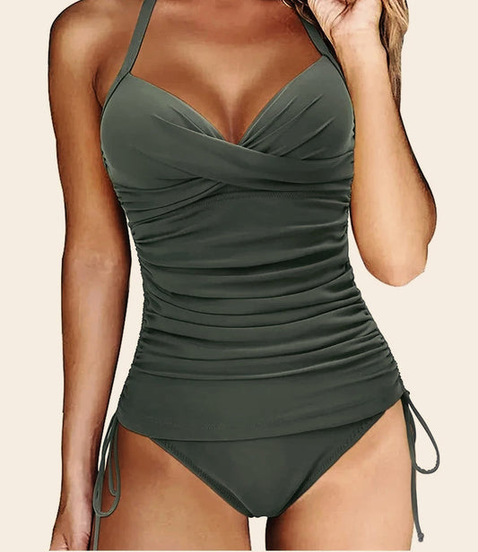 Solid Drawstring Vacation Wrap