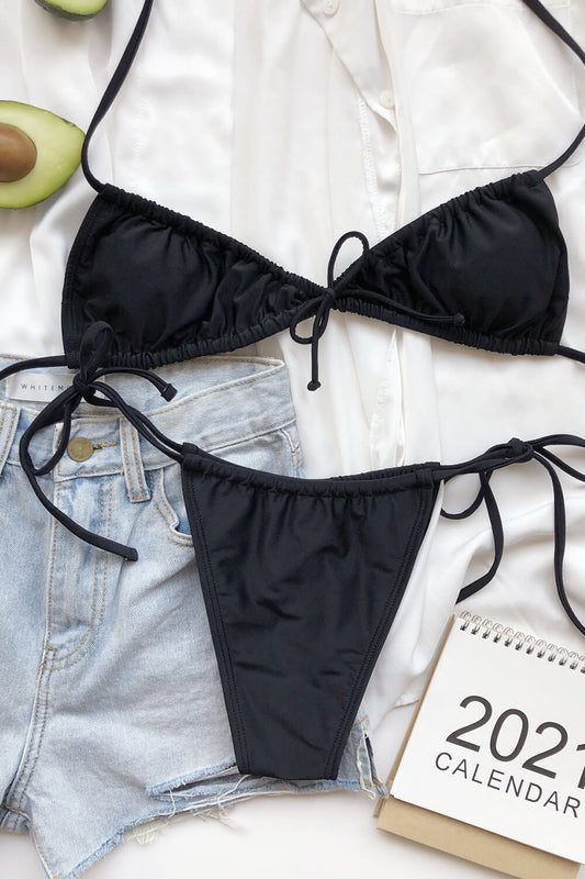 Minimalist Triangle Bikini – Crisscross Style