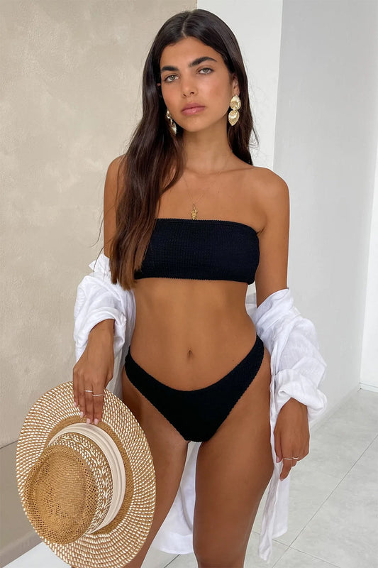 Glam Cut-Out Bikini – Satin Glow