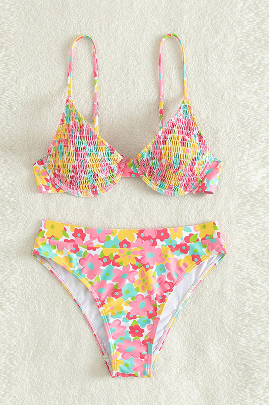 Sculpted Triangle Bikini – Tropical Bloom