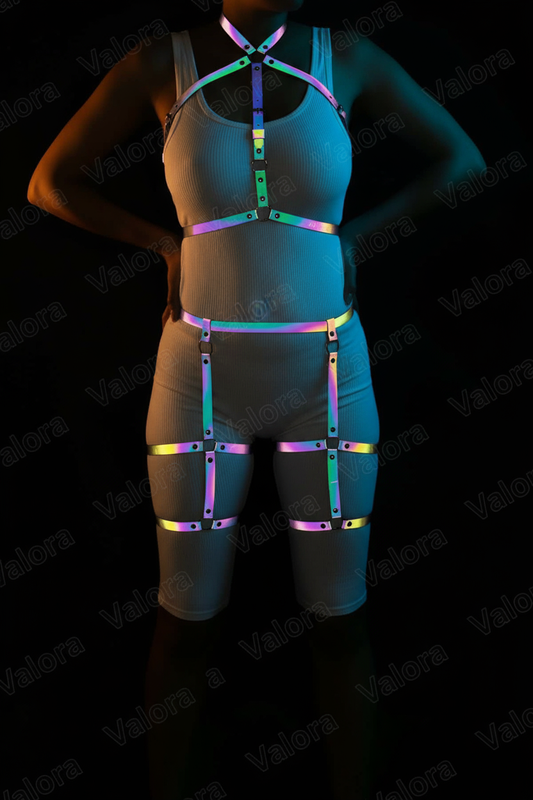 Prism Flare Reflective Harness Set