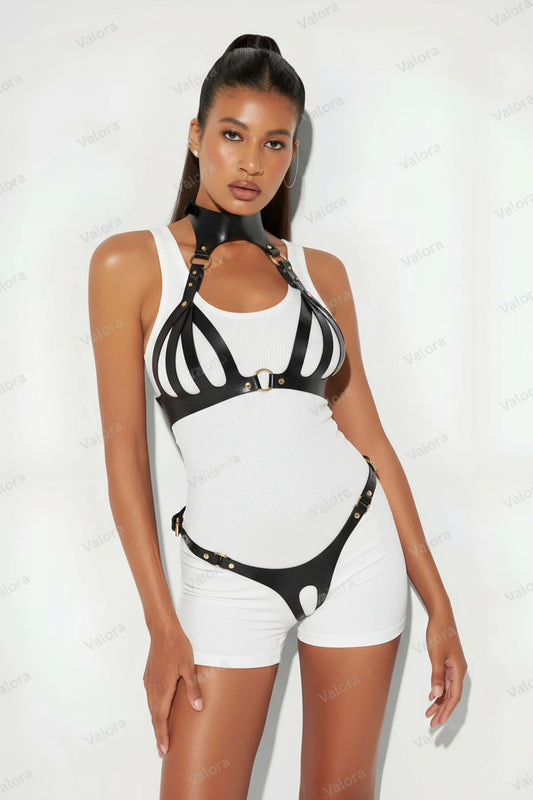 Midnight Desire Harness Set