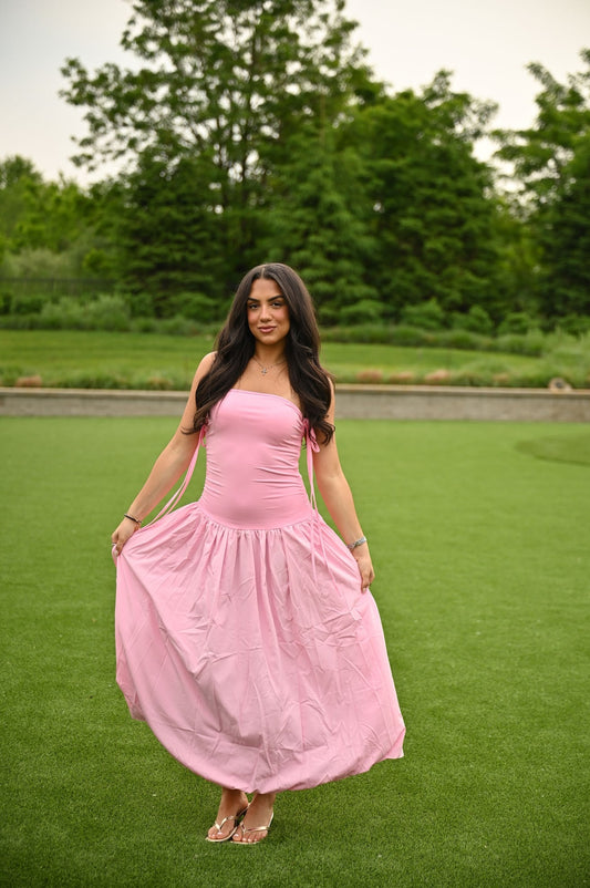 Twinkle Tease Dress- Pink