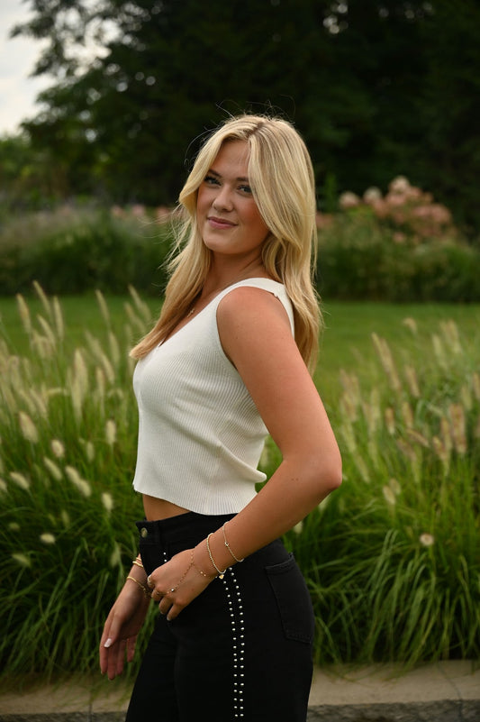 Tiff Cardigan- White