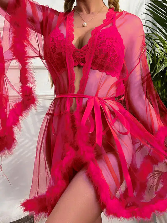 If Only Sheer Mesh Babydoll