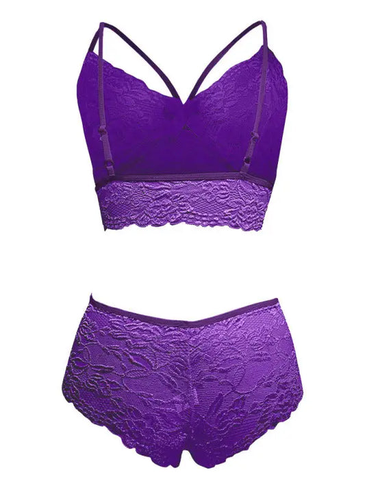 Sultry Moments Lace 2 Piece Lingerie Set