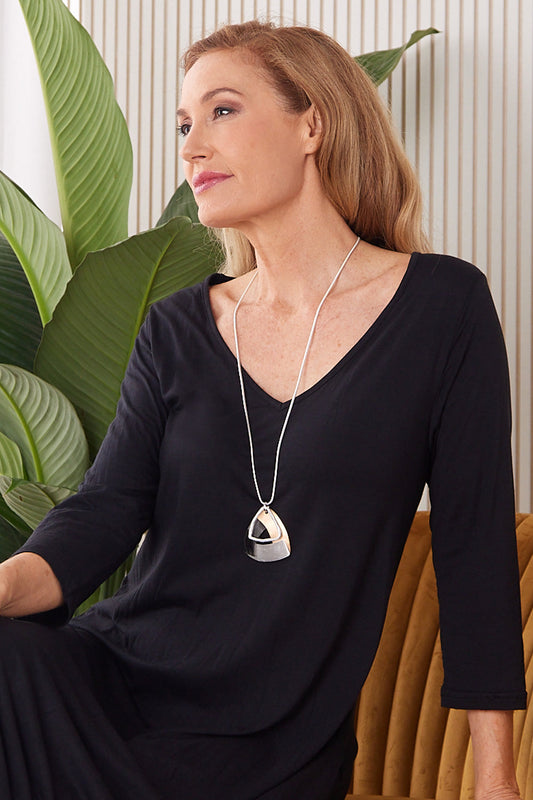 Trinity Geometric Necklace