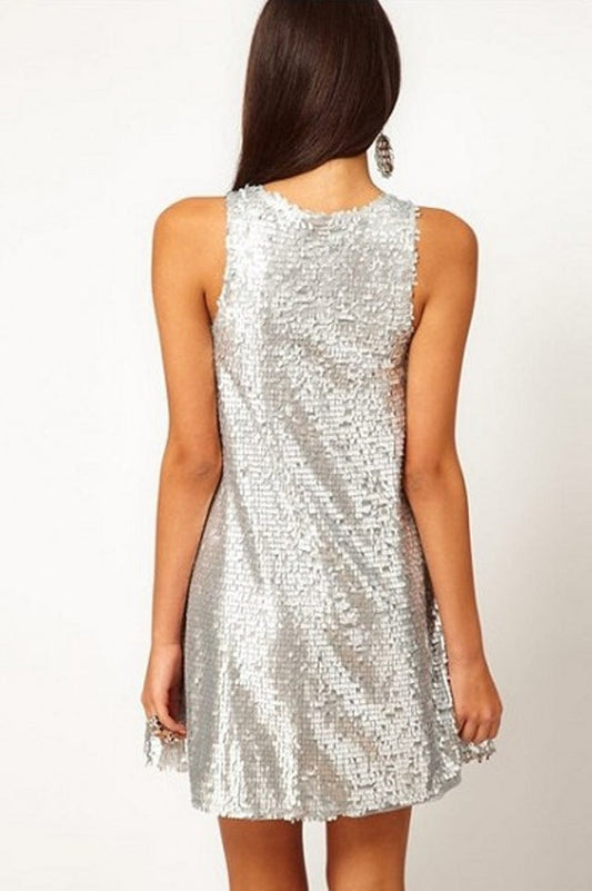 Silver Gatsby Dress