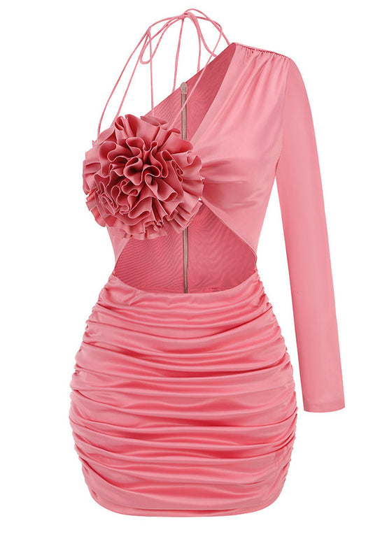 Floral Caramel Dress