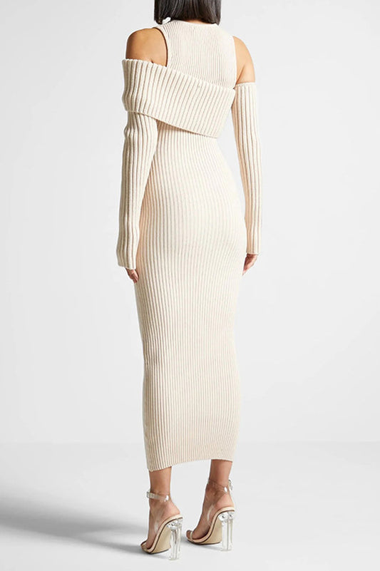 Overlay Knitted Dress