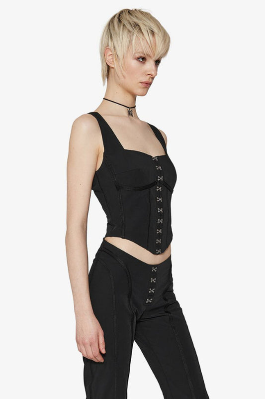 Black Lara Corset Top