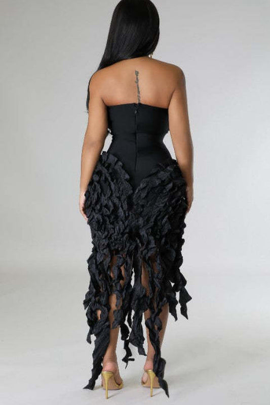 Naila Bandage Midi Dress