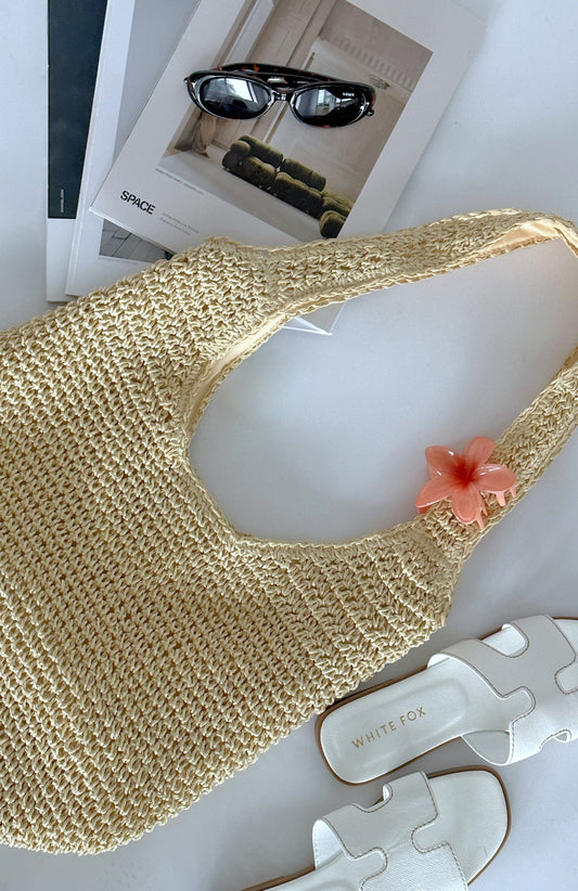 Vacation Mode Tote Bag Beige