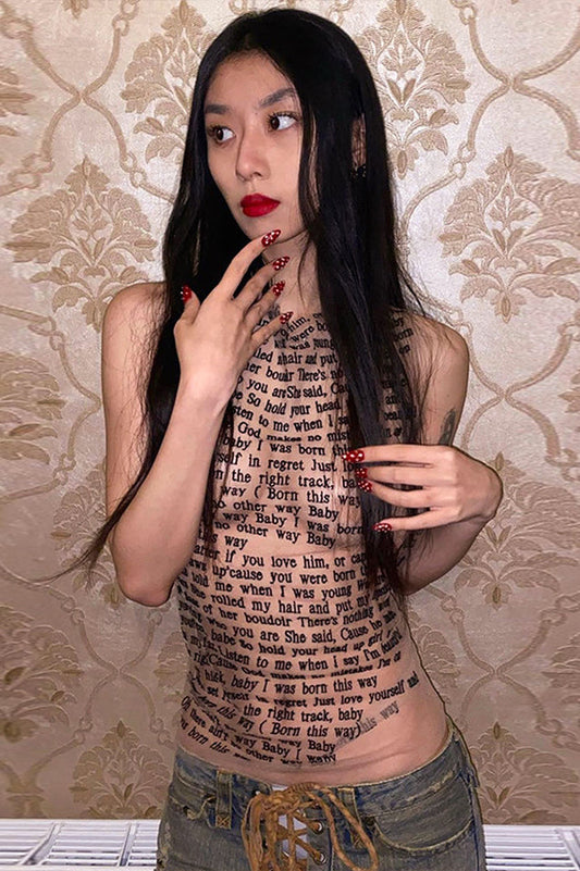 Born this Way Sleeveless Top