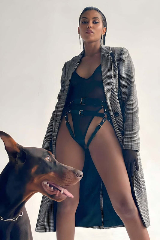 Sexy Leather Fantasy Panties