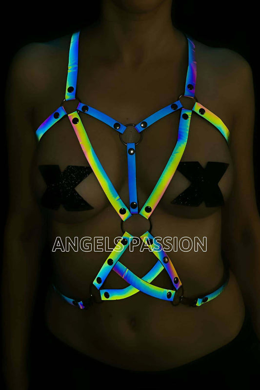 Tiktok Products Reflective Chest Harness on T-Shirt