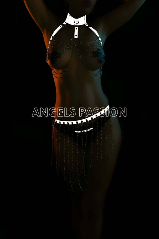 Chain Skirt, Chain Reflective Harness Set