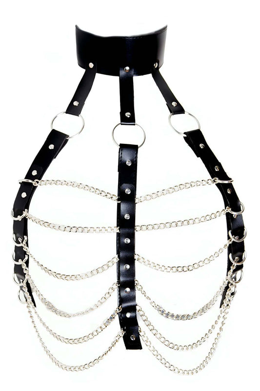 Chained Fantasy Chest Harness