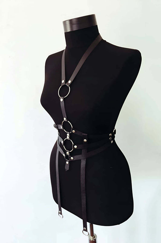 Special Production Leather Model - leather bondage harness
