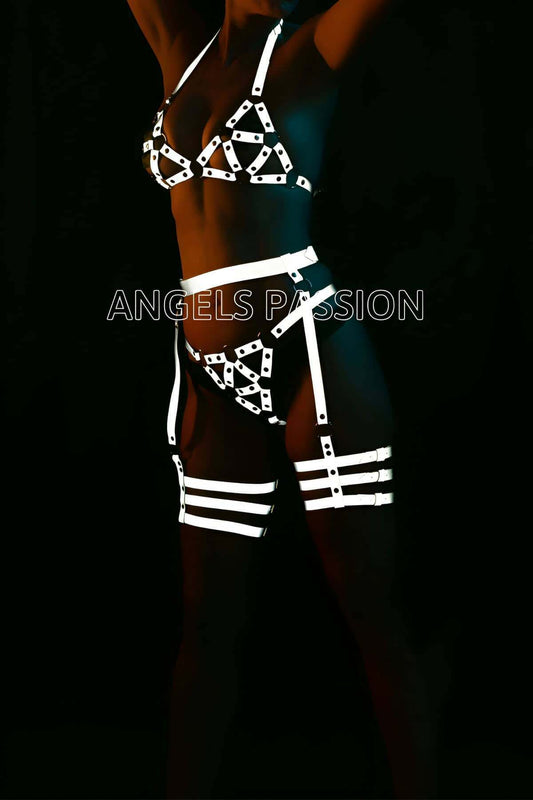 Dominant Special White Reflective Harness Set