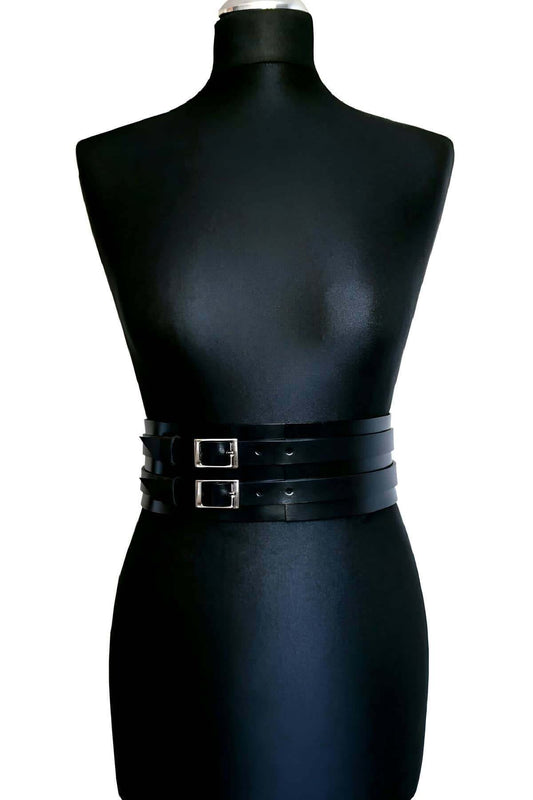 Sexy Leather Waist Belt Harness