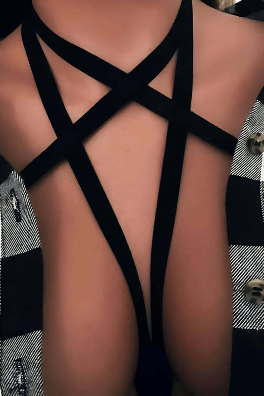 Special Design Harness - leather strapon