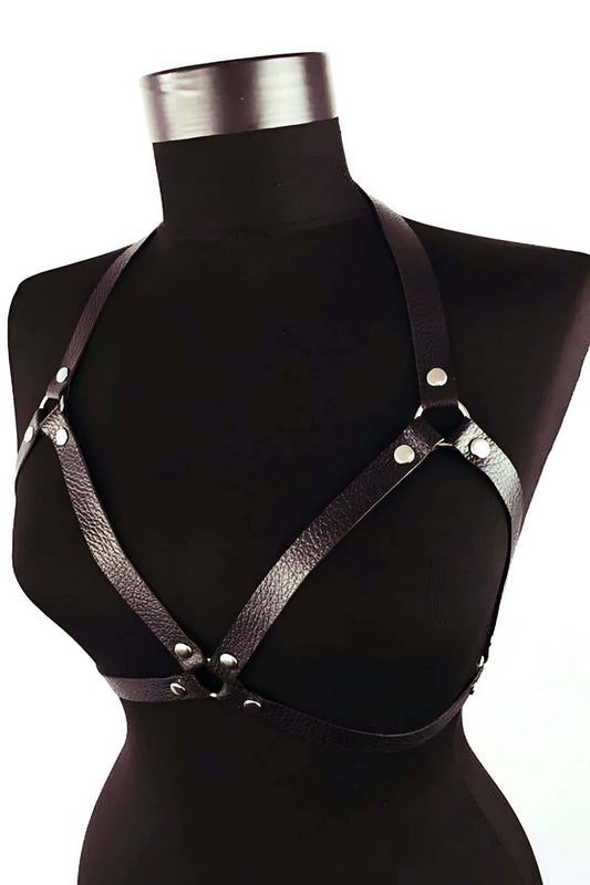 Special Production Leather Model - garter harness